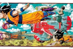 Page couleur provenant du chapitre 445 de Dragon Ball